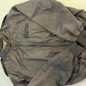 Members Only Charcoal Bomber Jacket